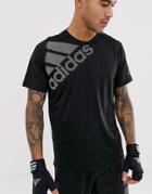 Adidas Performance Logo T-shirt In Black - Black