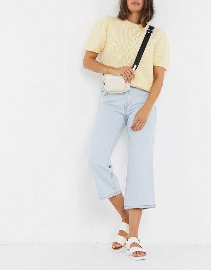 Dr Denim Cadell Mid Rise Kick Flare Jeans-blues