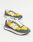 New Balance 237 Sneakers In Green And Yellow
