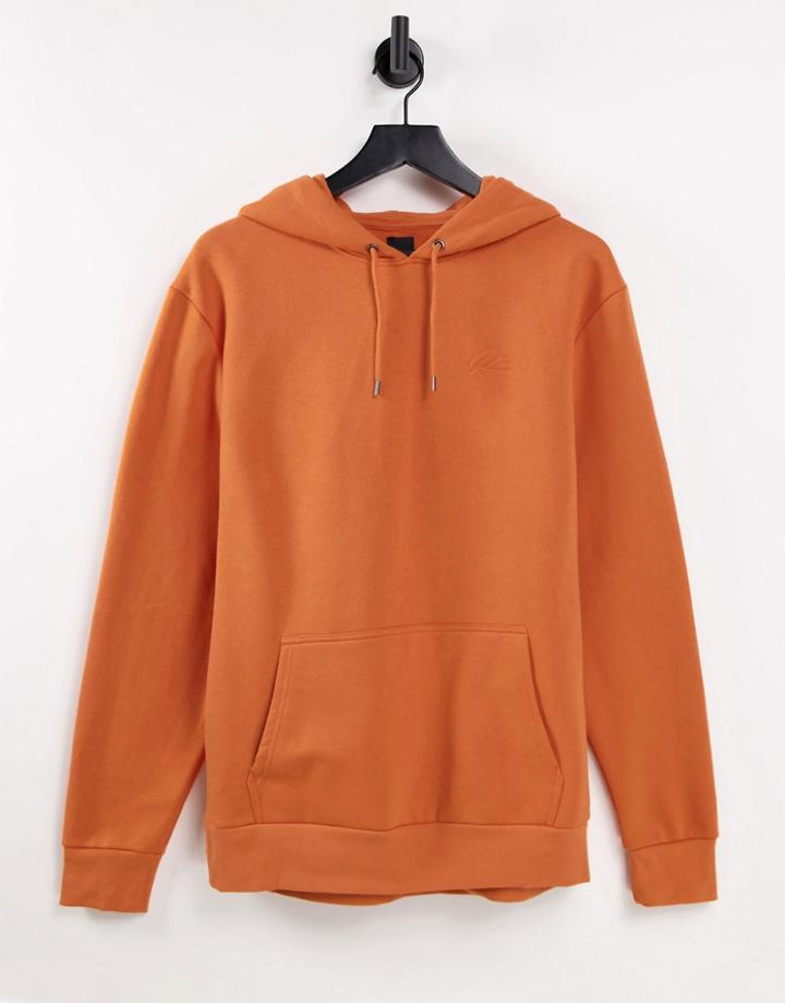 River Island Ri Hoodie In Orange