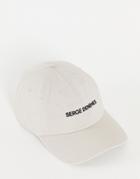 Serge Denimes Logo Cap In Beige-neutral