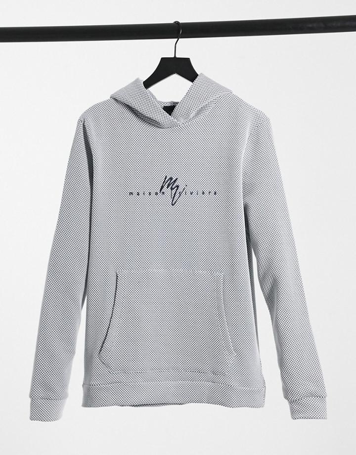 River Island Hoodie In Grey-blues