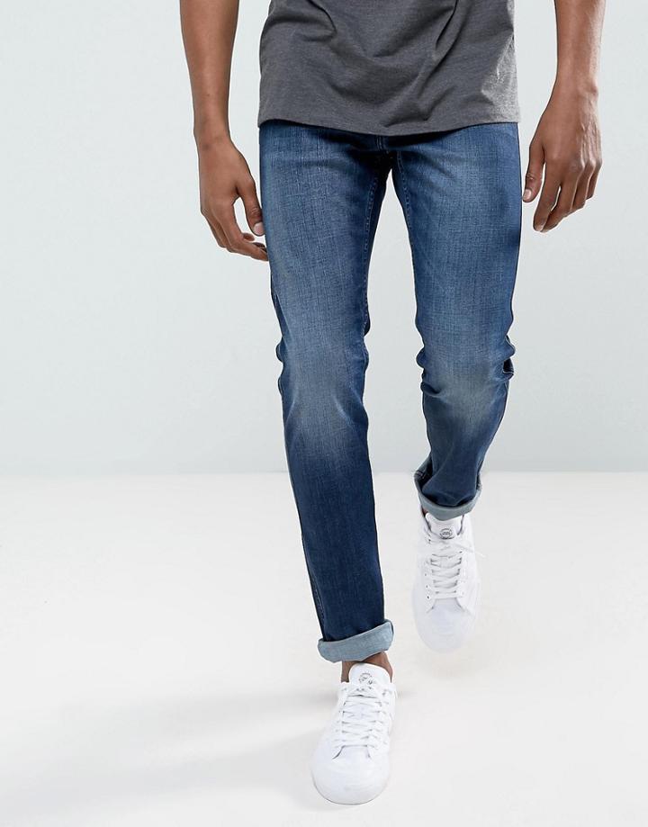 Replay Anbass Stretch Slim Jean Light Wash - Blue