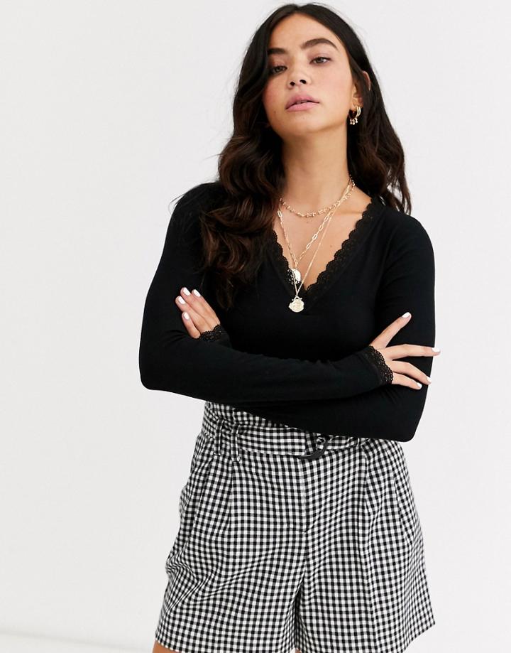 Pieces V Neck Sweater