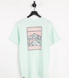 The North Face Faces T-shirt In Mint Green Exclusive At Asos