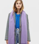 Collusion Blanket Scarf In Lilac - Purple