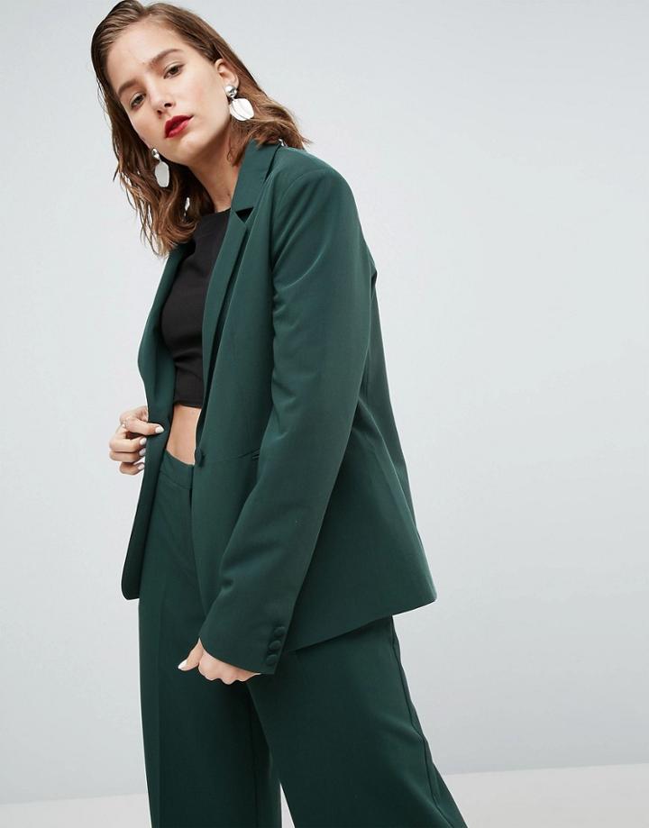 Asos The Slim Blazer Mix & Match - Green