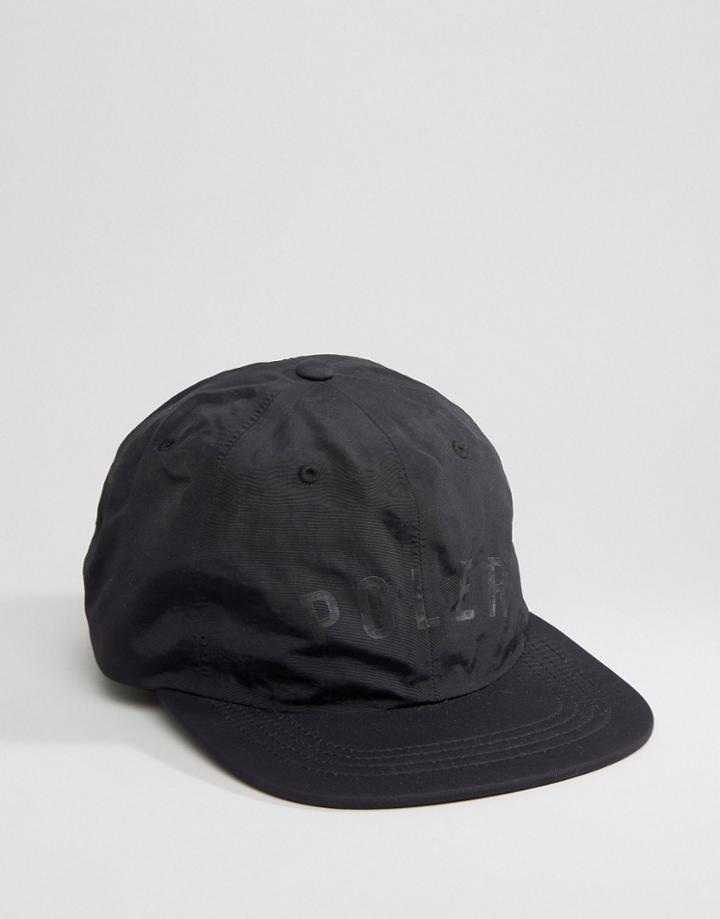 Poler 6 Panel Cap Unstructured - Black