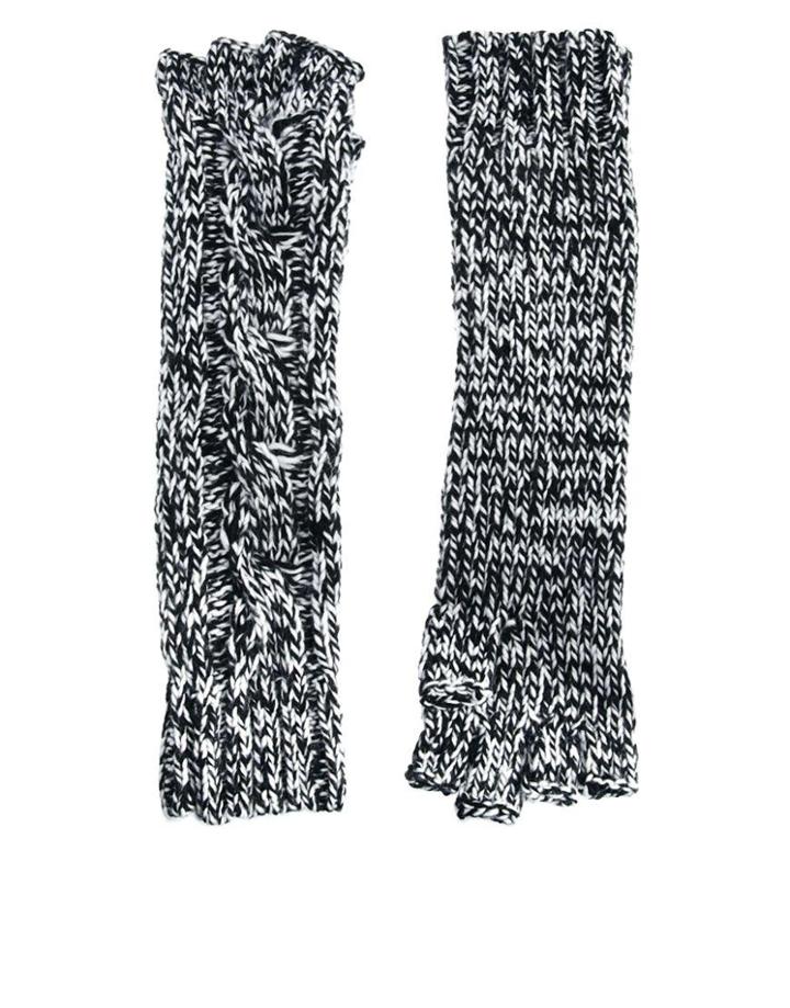 Asos Long Cable Fingerless Gloves