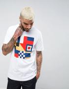 Wood Wood T-shirt With Large Block Print - White