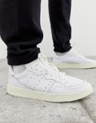 Adidas Originals Super Court Sneakers In White - White