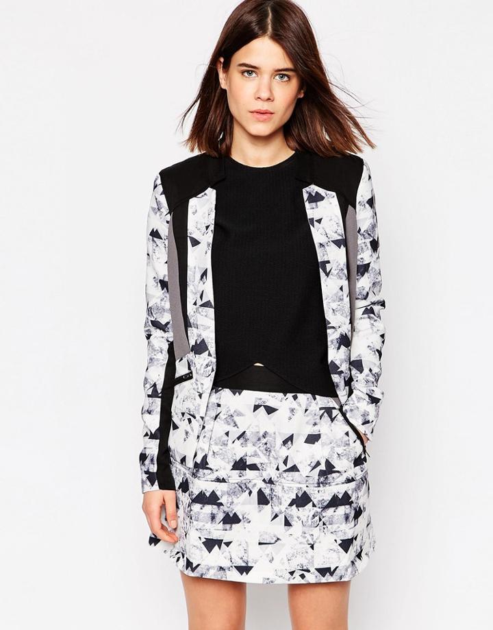 Y.a.s Reflect Blazer - All Over Print