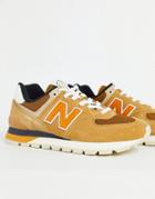 New Balance 574 Sneakers In Stone Brown