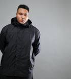 North 56.4 Sport Water Proof Jacket In Black With Hood - Black