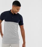 French Connection Tall Block Stripe Polo