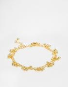 Asos Cluster Anklet - Gold