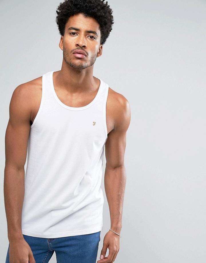 Farah Tank In White - White