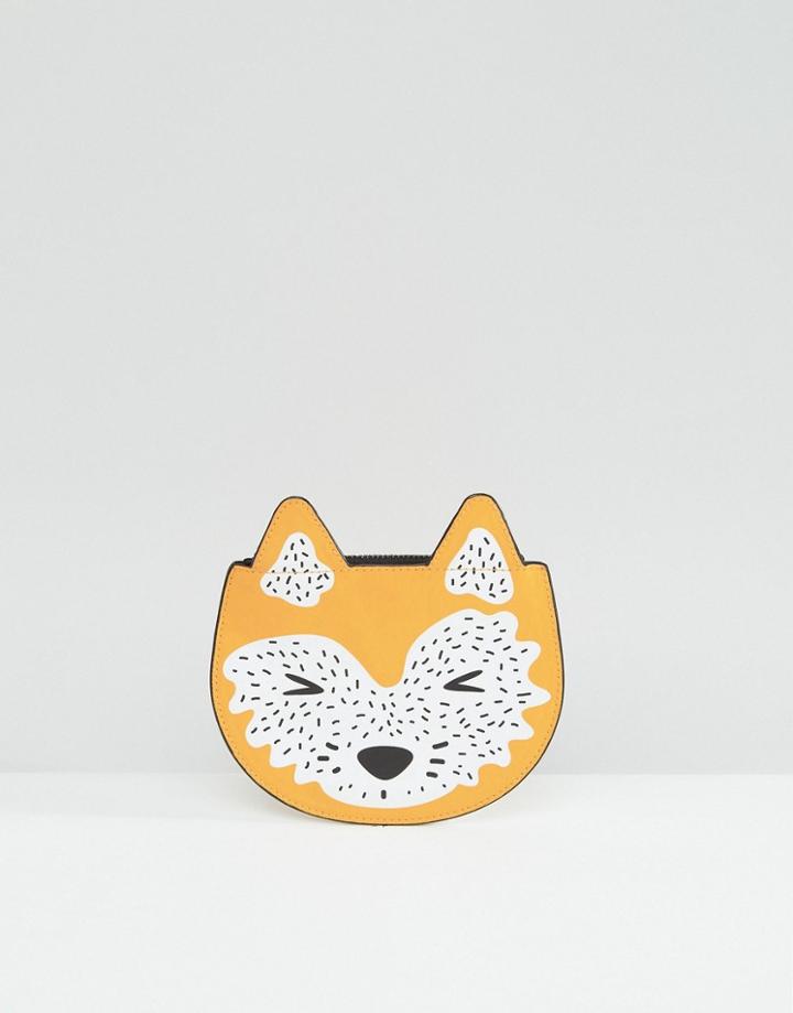 Monki Fox Coin Purse - Orange