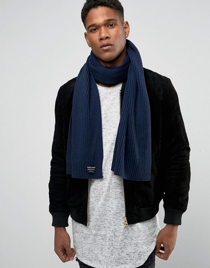 Jack & Jones Scarf - Navy
