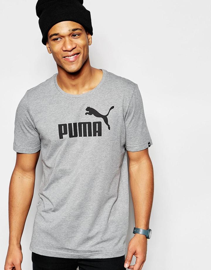 Puma T-shirt With Large Logo - White