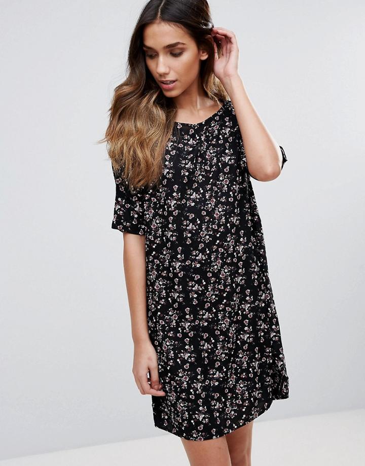 Pieces Irina Oversize Tee Dress - Purple