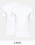 Levi's Crew Neck T-shirt In 2 Pack - White