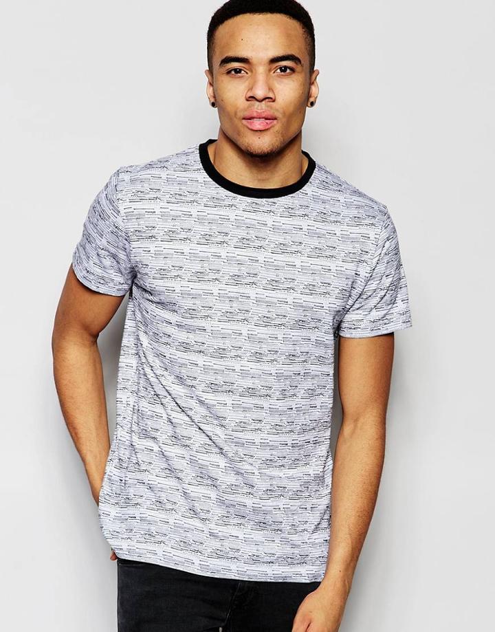 Bellfield Woven T-shirt - White