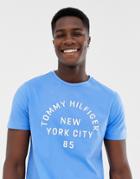 Tommy Hilfiger Multi Layered Logo Graphic T-shirt - Blue