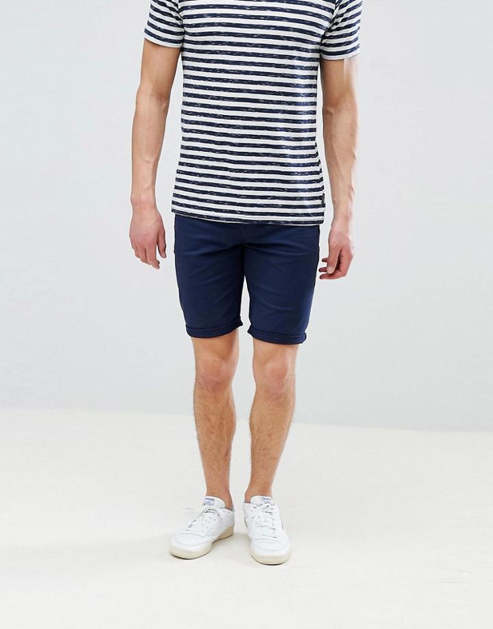 New Look Shorts With Pocket Detail In Navy - Navy
