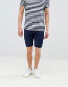 New Look Shorts With Pocket Detail In Navy - Navy
