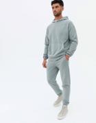 New Look Oversized Sweatpants In Washed Blue-blues