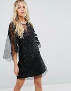 Stevie May Exclusive Burning Lace Mini Dress - Black