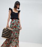 Anna Sui Exclusive Mexicana Midaxi Skirt - Multi