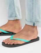 Abuze Splatter Wasp Flip Flops - Black