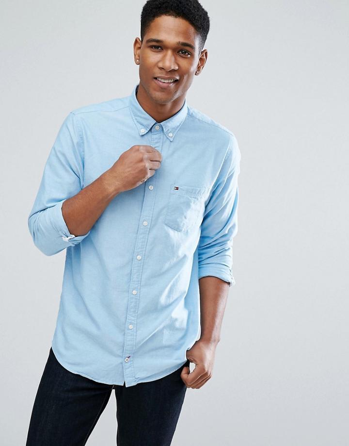 Tommy Hilfiger Oxford Shirt - Blue