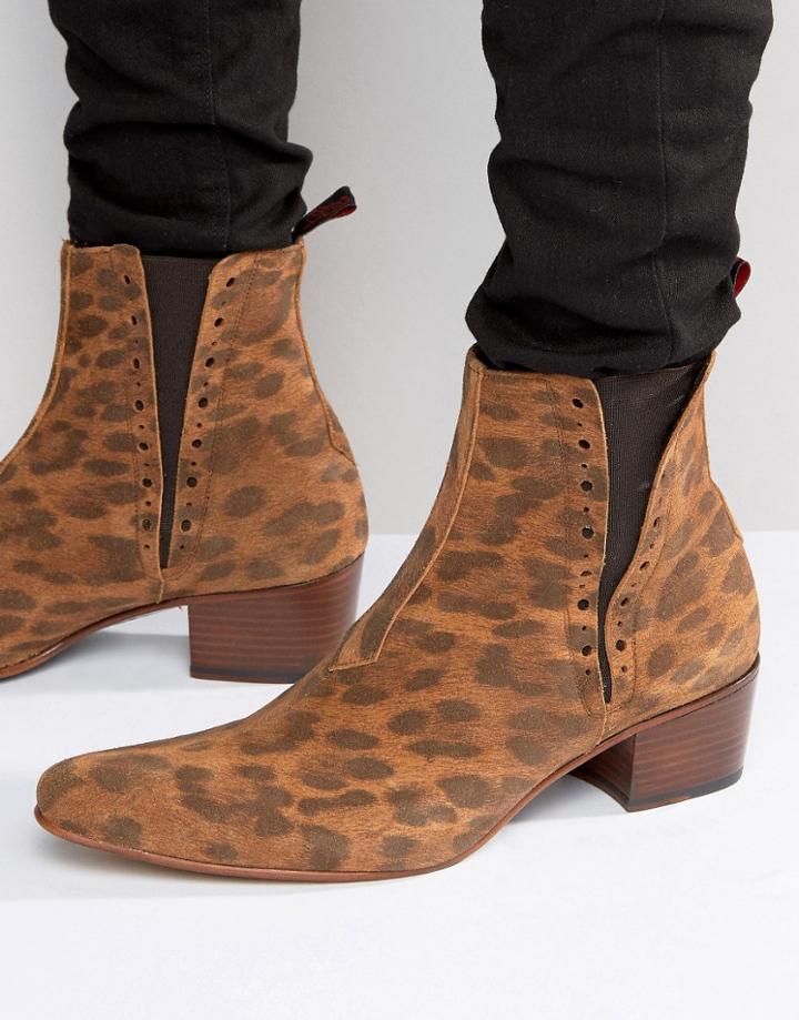 Jeffery West Murphy Suede Chelsea Boots - Tan