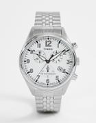 Timex Waterbury Traditonal Choronograph Bracelet Watch In Silver - Silver