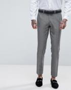 Rudie Super Skinny Gray Check Suit Pants - Gray