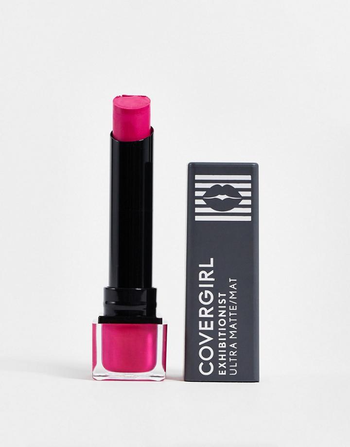 Covergirl Exhibitionist Ultra Matte Lipstick In Winkwink-red