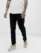 New Look Straight Jeans In Black - Black