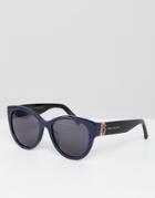 Marc Jacobs Cat Eye Sunglasses - Navy