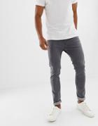 Produkt Skinny Fit Jeans In Washed Gray - Gray