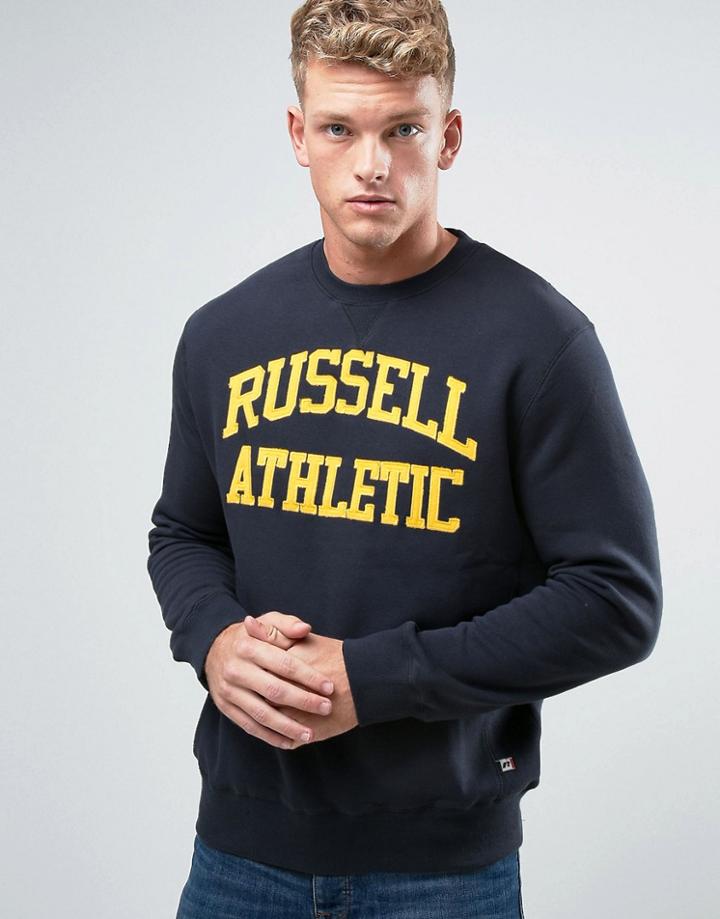Russell Athletic Logo Sweater - Navy