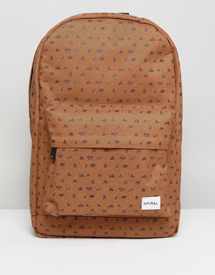 Spiral Backpack Explorer In Sand - Tan