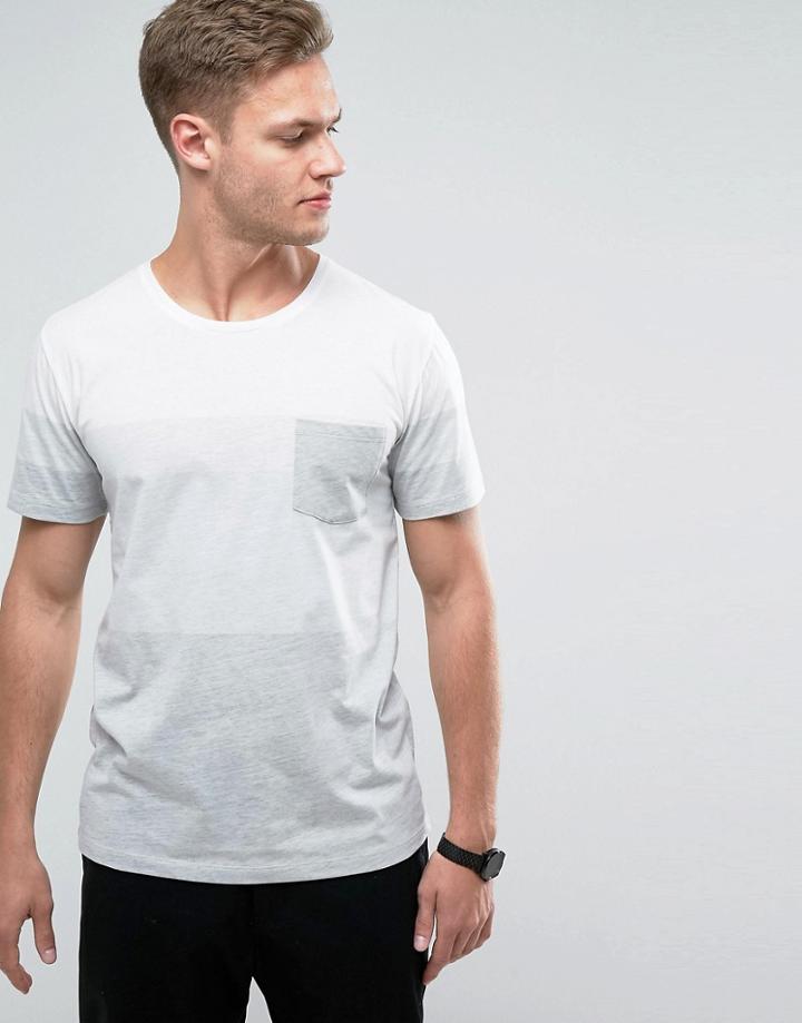 Redefined Rebel T-shirt In Gradient Stripe - Green