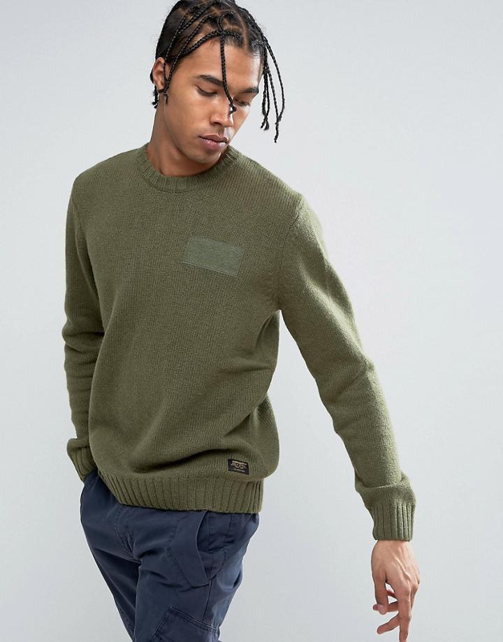 Carhartt Wip Venom Military Patch Sweater - Green