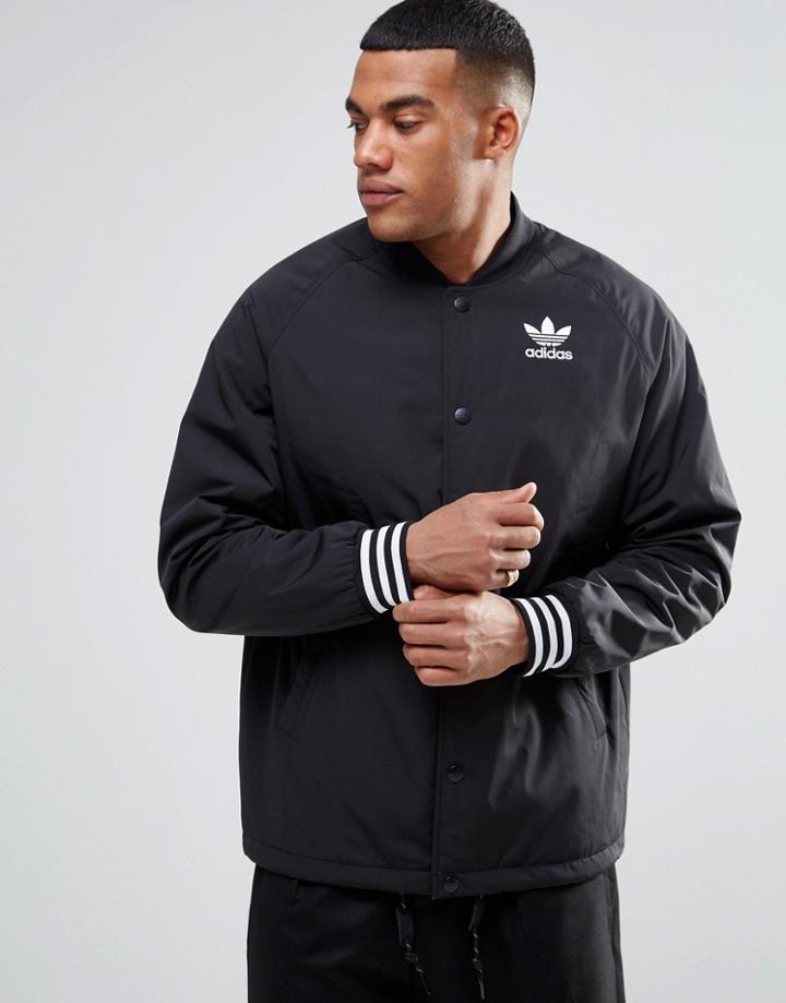 Adidas Originals Embroidered Superstar Jacket Ay9132 - Black