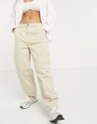 Noisy May Slouchy Chinos In Beige-neutral