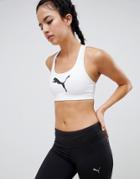 Puma Powershape Forever Crop Top In White - White