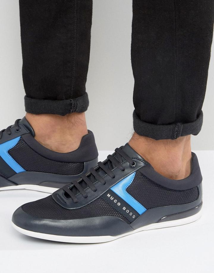 Boss Green By Hugo Boss Space Sneakers - Navy